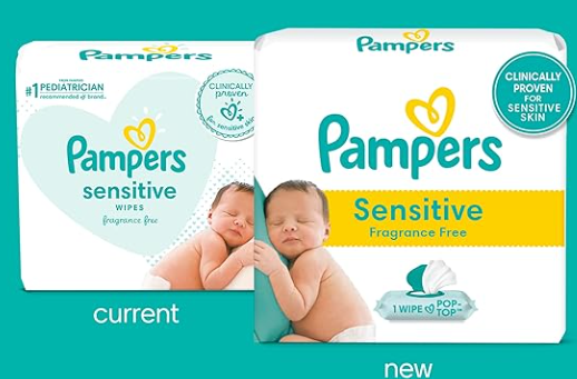 comparing Pampers Sensitive Baby Wipes with other baby wipes 