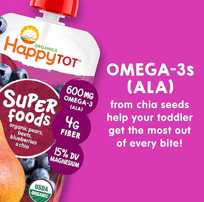 About Happy Tot Organics Super Foods Stage 4