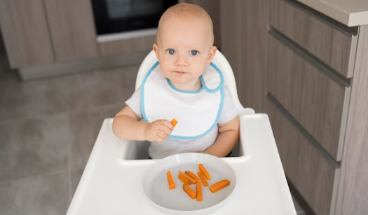 At what age can I start steaming food for my baby?
