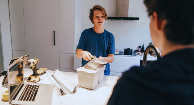 Why do teenagers resist cleaning?