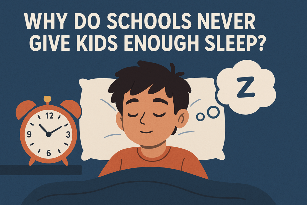 Why Do Schools Never Give Kids Enough Sleep?
