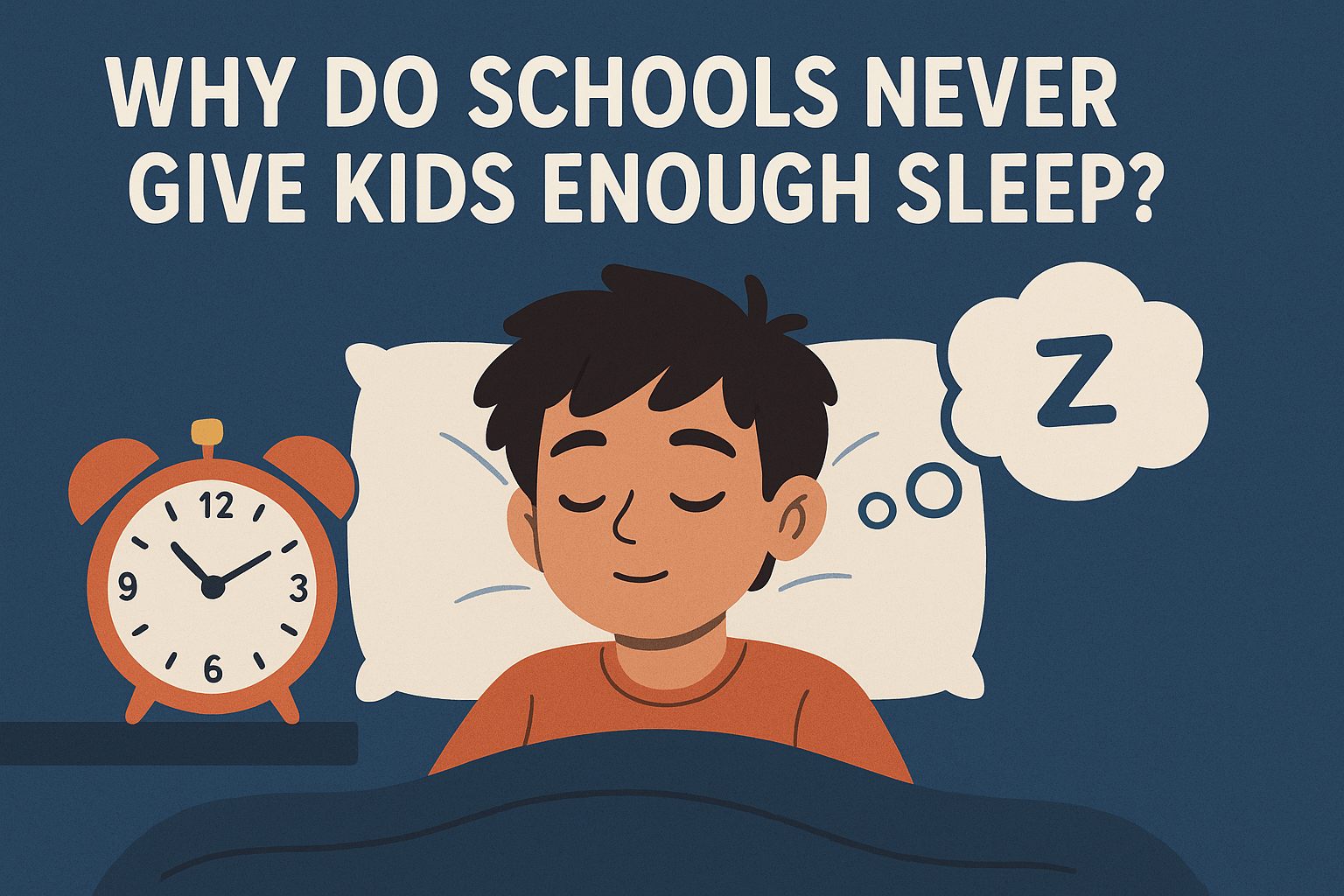 Why Do Schools Never Give Kids Enough Sleep?