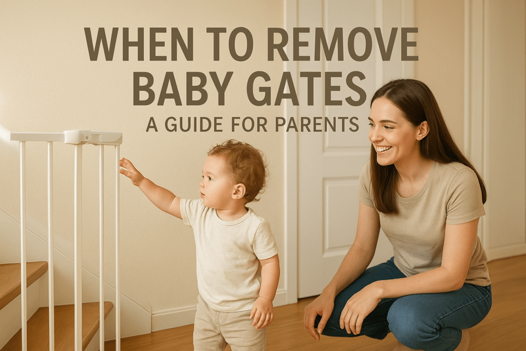 when to remove baby gate