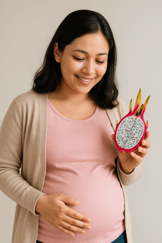 dragon fruit better than white during pregnancy