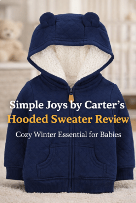 Simple Joys by Carter's Baby Hooded Sweater Jacket with Sherpa Lining