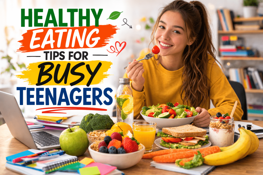 Healthy Eating Tips for Busy Teenagers: Easy Meals, Smart Snacks, and Better Nutrition