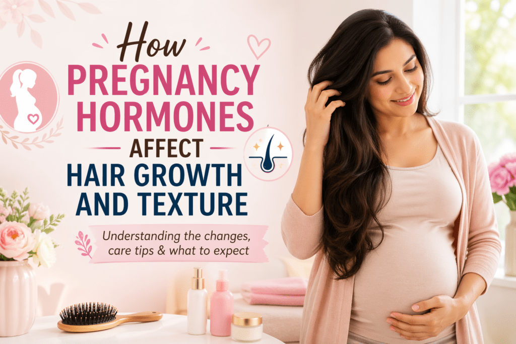 Pregnancy hormones and hair texture tips