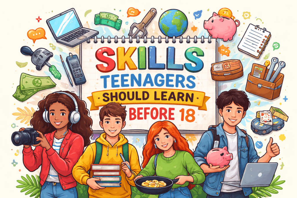 Skills Teenagers Should Learn Before 18 | TheMomAndKids